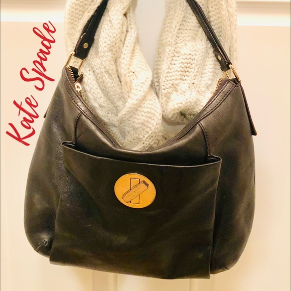 Kate Spade Black beautiful soft Leather bag (Smoke Free Home) - Picture 2 of 7